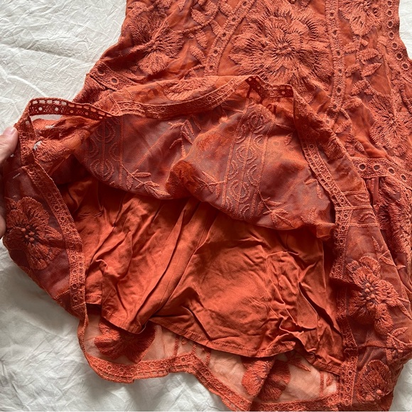 Anthropologie Orange Sleeveless Blouse - Picture 6 of 9